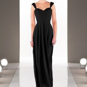 Chic cranberry gown